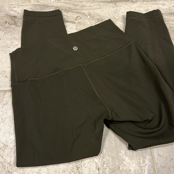 Lululemon Align 21” Leggings (Olive) - Picture 2 of 2